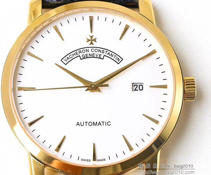 江詩丹頓 Vacheron Constantin LS精品 2018新款 進口9015機芯 小牛皮原裝蝴蝶扣 超強防水 高檔男士腕表  wssb3634